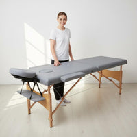 Portable Massage Table PU Leather Upholstery Massage Table Easy to Clean Foldable Spa Bed for Estheticians
