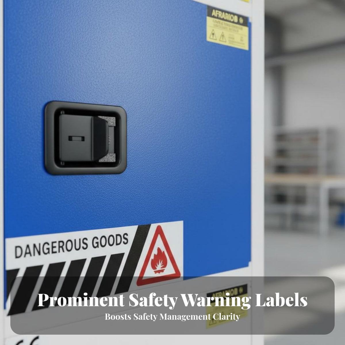 Hazard-Resistant Resistant Storage Cabinet Heavy Duty Hazard-Resistant-Resistant Cabinet Double-Walled Steel Industrial Equipment for Factory Workers