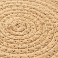 Zafu Meditation Cushion Easy to Place Round Rope Cushion Ergonomic Support