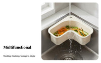Sink Food Waste Strainer Easy to Use Versatile Sink Drainer Vegetable Washing Colander Sturdy Thickened Material