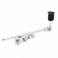 Textured Cymbal Extension Clamp Chrome Cymbal Arm Arm with Clamp Holder Sturdy Easy to Adjust for Drummers