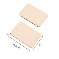 Empty Eyeshadow Palette Portable Refillable 2-Pan Palette Lightweight Refillable Eyeshadow Container for Jet-Setters, Travel, Mobile