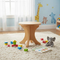 Wooden Animal Chair Easy to Clean Solid Kids Chair Child-Centered Friendly Cartoon Character Seat for Young Children, Kindergarten, Playroom