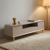 TV Cabinet with Drawers Solid Wood TV Stand with Drawers Fully Assembled for Living Room