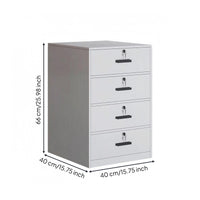 Lockable Office Cabinet Black Handles Under Desk File Cabinet Flat Top