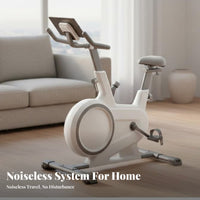 Indoor Exercise Bike Silent Tech-Enhanced Bike Bike Adjustable Seat & Handlebars Cardio Machine for Women