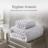 Thickened 7A Grade Cotton Bath Towel Set for Adults - Super Absorbent, Quick Dry, Lint-Free
