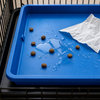 Pet Dog Cage Litter Pan Thickened Waste Tray for Kennels and Cages