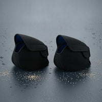 2 Pieces Fitted Mid-Drive Motor Cover Hook and Loop Closure Motor Protection Cover Stitched Seam Vehicle Accessory Polyester