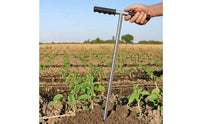 Stainless Steel Soil Rod Rod Adjustable Soil Rod Insulated Septic Tank Detector Tool 3-Section for Landscapers, Gardeners, Landscaping, Gardening