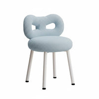 Elegant Design Winged backrest Chair Soft paddinged Seat Vanity Stool Plush Upholstery Household Furniture Modern & design for Makeup lovers, Home Decorators, Gift Givers, Bedroom, Dressing Table, Living Room, full-length Closet