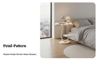 Movable Sofa Side Table Sturdy Frame Sofa Snack Table Modern Small Nightstand Rounded Edges Home Furniture for Bedroom