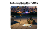Portable Tele Tripod Non-Slip Feet Bird Watching Tripod 360° Pan Photography Accessory Quick Release Plate for Photographers, Content Creators, Outdoor, Concerts, Travel, Filming