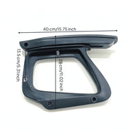 Armrest Pad with Mounting Holes Molded Hardware Standard