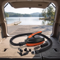 12V Electric SUP Pump High-Pressure Portable Air Pump Automatic Shutoff Inflator Corded for Paddleboarders