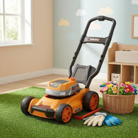 Four Wheels Spray Mist Mower Toy Control Knob Push Lawn Mower Toy for Children