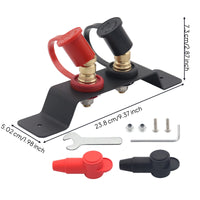 Terminal Post Assembly Shielded Protectors Electrical Hardware Predrilled Holes Auto Parts