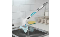 Waterproof Liquid Dispensing Power Brush Interchangeable Heads Cordless Power Cleaning Brush Lightweight Design for Kitchen, Car Detailing