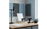 Secure Hold Saxophone Mic Holder Versatile Mounting Instrument Audio Pickup Clip Lightweight Design Instrument Mic Clamp Easy Single-Hand Operation for Saxophonists