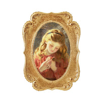 Antique-Style Resin Photo Frame Carved Ornate Frame with Floral Details Traditional Embossed for Decorators, Gallery Wall, Studio