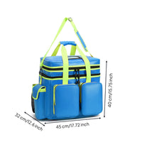 Ambulance First Aid Backpack Double Zipper Waterproof Medical Backpack Portable Large Capacity Response Bag for Paramedics