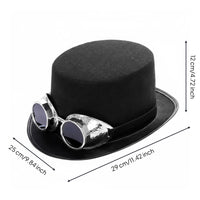 Eye-Catching Design Lens Gear Gear Top Hat Retro Aesthetic Headwear for All Genders for Party