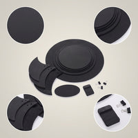 Drum Mute Pads for 5-Piece Drum Kit, Silent Practice Pads for Jazz Drums and Snare Drums