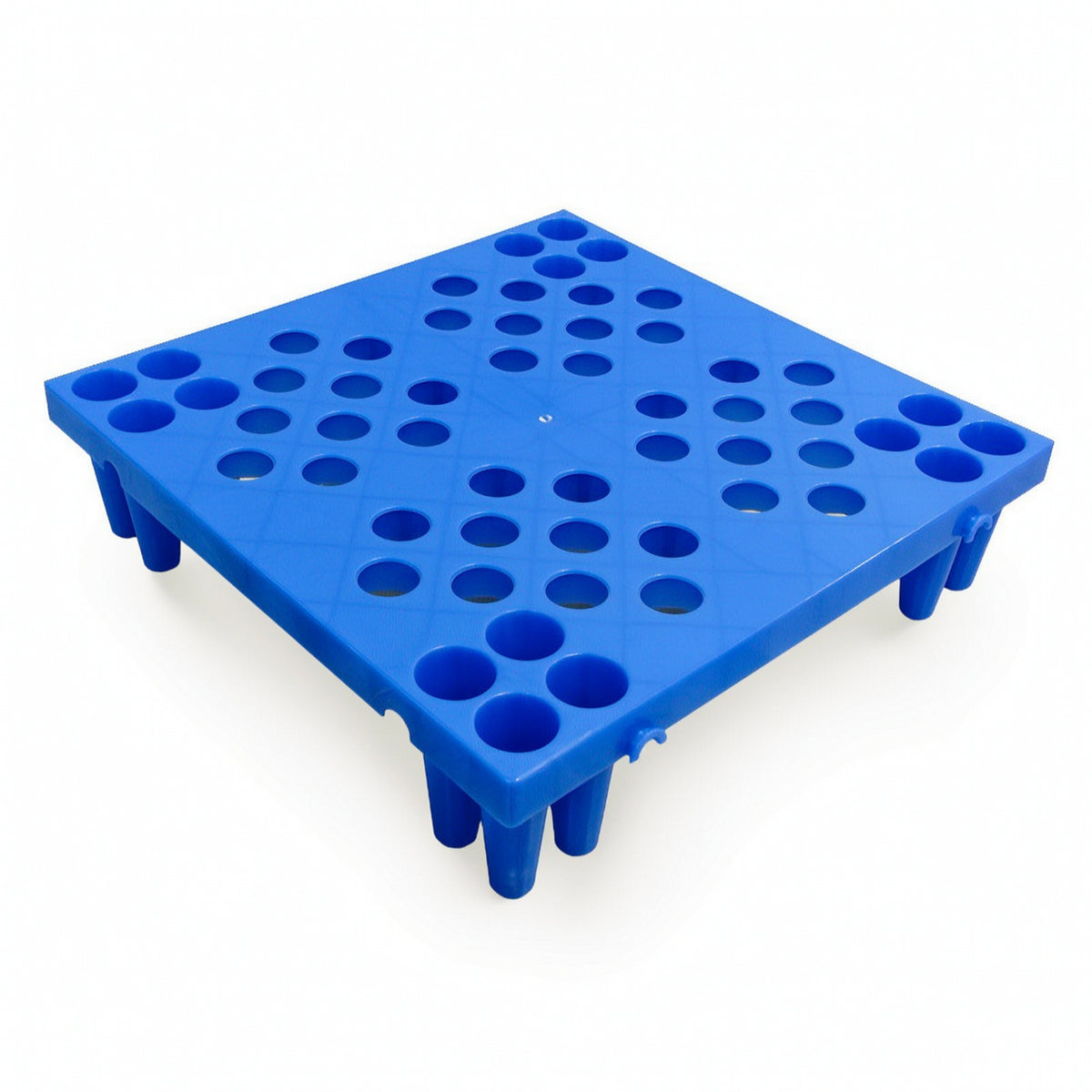 Interlocking Pallet Water-resistantProof Pallet with Grid Top Perforated Interlocking Storage Bases for Logistics Coordinators, Cargo Staging