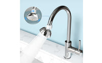 Stainless Steel Replaceable Outlet Plate Aerator Polished Finish Anti-Splash Aerator Pressure-Boosting Faucet Filter