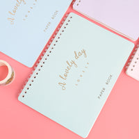 A5 Double-Sided Release Paper Notebook for Washi Tape Collection and Crafting
