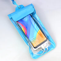 Waterproof Phone Pouch for Outdoor Delivery with Charging Port and Headphone Jack