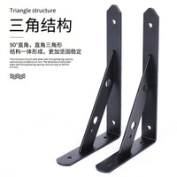 90 Degree Thickened Triangle Shelf Bracket, Wall Mounted Iron Art Support for Shelves and Partitions