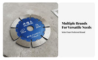 Wall Chaser Versatile Marble Cutting Disc Hard-Wearing Diamond for Construction Workers, DIY Enthusiasts, Renovation Project, Workshop