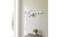 Wall-Mounted Key Holder Decorative Wall Key Holder Organizer Rustic Farmhouse for Entryway, Hallway