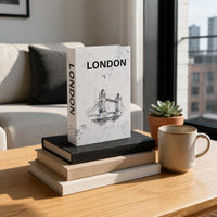 Foldable Decorative Faux Book for Coffee Table & Bookshelf Decor