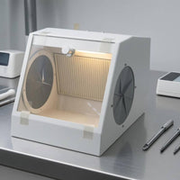 Transparent Viewing Window Oral Sandblasting Box Built-in Lamp Dustproof Sandblasting Box Glove Ports Dustproof Cabinet Filter System