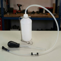 Manual Brake Oil Replacement Device Portable Brake Fluid Exchange Tool Lightweight Oil Suction Bottle with Hose Compact for DIYers, Mechanics, Automotive Maintenance, Garage, Repair Shops