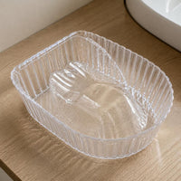 Acrylic Nail Art Storage Organizer Tray Set for Polish, Tools, and Accessories