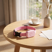 Woven Collar with Tracker Comfortable Smarttag Pet Collar Long-Lasting Bluetooth Pet Tracker Sturdy for Leashunrestricted Play