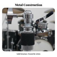 Single-Press Operation Hi-Hat Drop Clutch Effortless Adjustments Quick Release Hi-Hat Clutch Long-Lasting Metal Construction