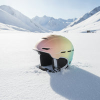 Ski Helmet Adjustable Helmet with Eyewear Strap Ventilated Removable Liner for Adults, Skiing, Snowboarding