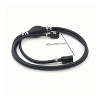 8mm Fuel Hose Assembly with Primer Bulb Flexible Outboard Motor Fuel Hose with Fittings Easy to Install Universal for Boat Owners