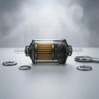 Pleated Parking Heater Fuel Filter 6 Mm Hose Ports Biofuel Fuel Filter