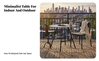 3 Pieces Weather-Resistant 3-Piece Patio Seating Group Rustresistant3Piece Patio set long-lasting Outdoor Furniture Modern Design for Apartment Dwellers, Homeowners, duos, Balcony, Garden, Porch, spineyard