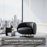 Suspended Armchair Minimalist Design Lounge Chair Modern Aesthetic Sturdy Frame for Interior Decorators, Adults, Reception Area
