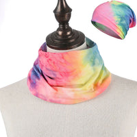 Unisex Cotton Blend Thick Warm Neck Warmer Beanie Set
