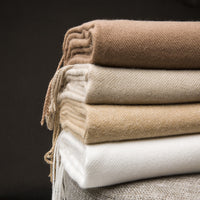 Women's Solid Color Imitation Cashmere Scarf, Thickened Warm Shawl for Winter