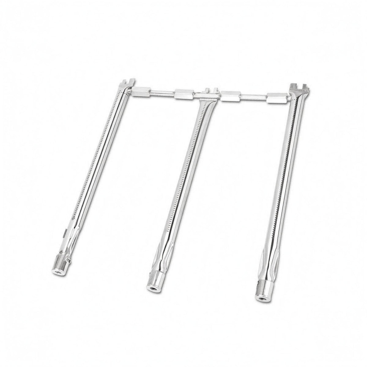 Gas Grill Burner Assembly Top Three Tube Burner Assembly Silver Finish