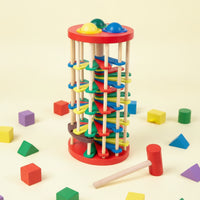 Ball Structure with Hammer Wooden Pound and Tap Bench Developmental