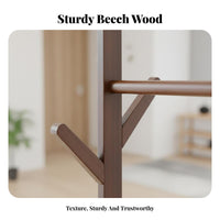 Foldable Rolling Clothes Rack Space-Saving Design Rolling Rack with Shelves and Hooks Easy Assembly Home Furniture Heavy Duty for Apartment Dwellers, Homeowners, Students, Bedroom, Entryway, Living Room